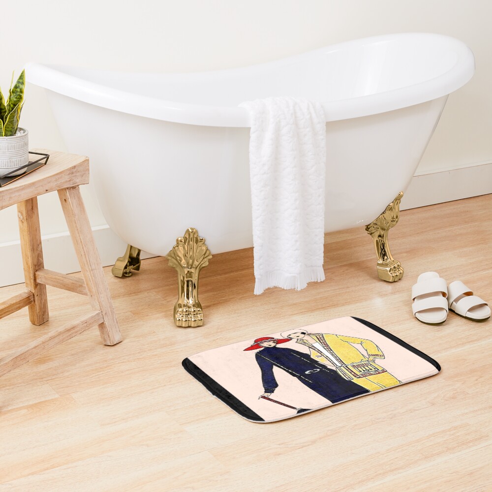 HARPERS BAZAR : Vintage 1923 Magazine Advertising Print Bath Mat