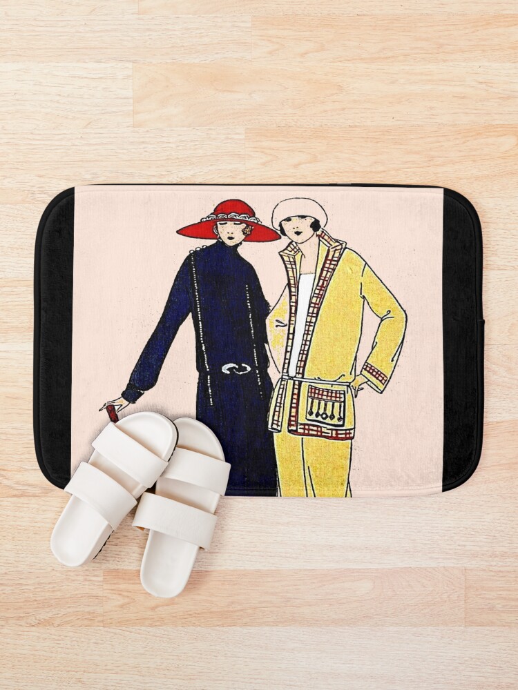 Alternate view of HARPERS BAZAR : Vintage 1923 Magazine Advertising Print Bath Mat