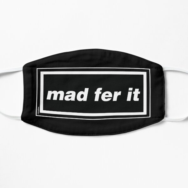 Mad Fer It - Oasis Gallagher 90s Band Artwork Flat Mask