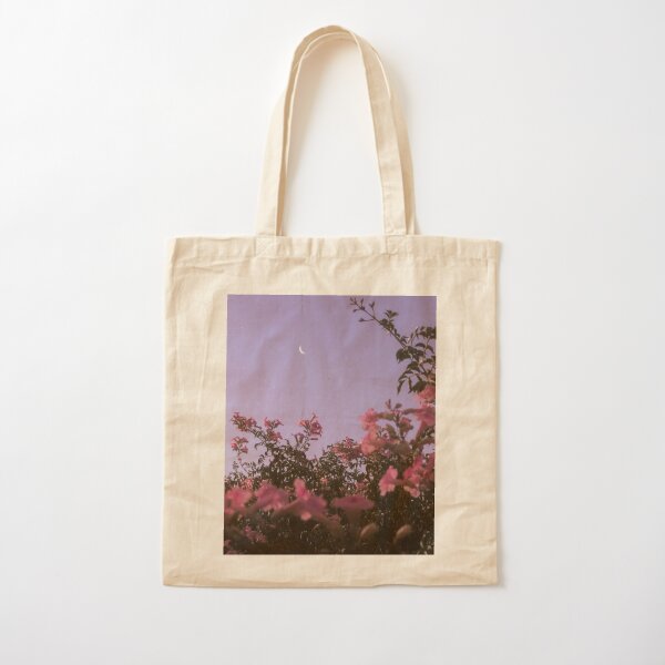 Canvas Tote Bag Flowers, Canvas Aesthetic Tote Bags