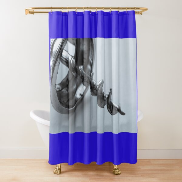 Corkscrew Shower Curtain