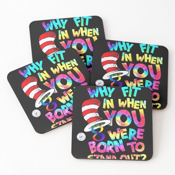 Item preview, Why Fit in When You were born to stand out designed and sold by fierceautie.