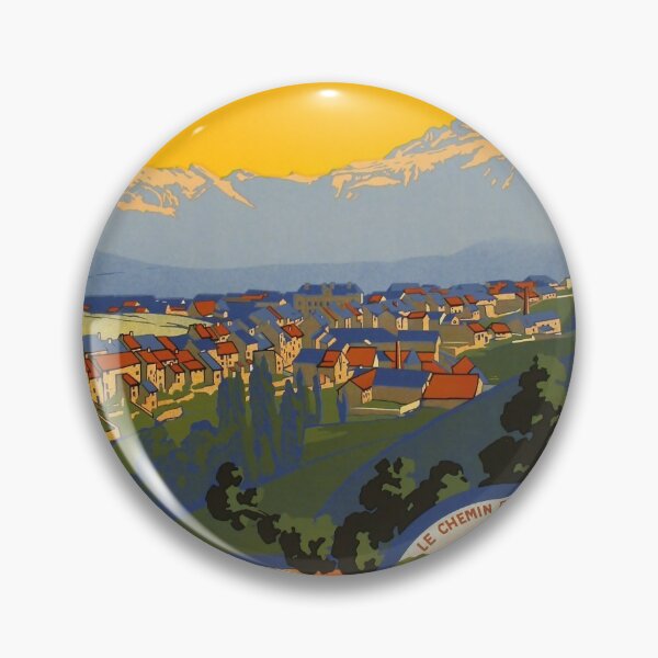 Item preview, PLM SGLM Mure de Isere vintage travel poster designed and sold by stickart-marek.