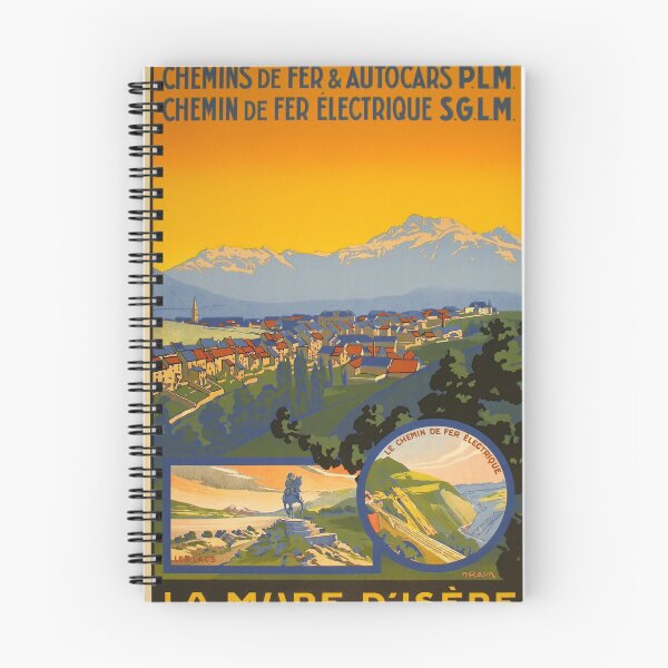 Item preview, PLM SGLM Mure de Isere vintage travel poster designed and sold by stickart-marek.