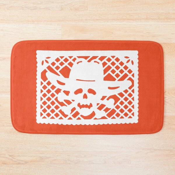 Item preview, Day of the Dead, papel picado. White traditional Mexican paper cutting flag. designed and sold by oasisamuel.