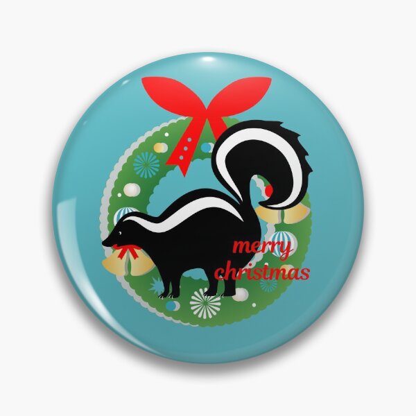 Item preview, merry christmas skunk designed and sold by Gossip Rag.