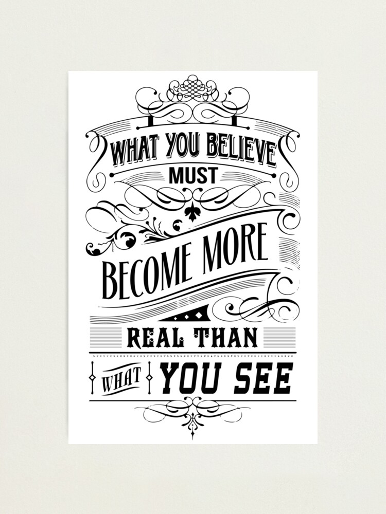 Alternate view of Faith Turns To Sight Photographic Print