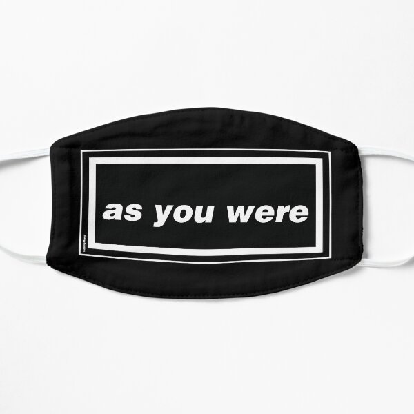 As You Were - Oasis Gallagher 90s Band Artwork Mask