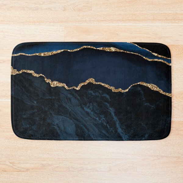 Item preview, Blue and Gold Agate  designed and sold by Image NDesign.