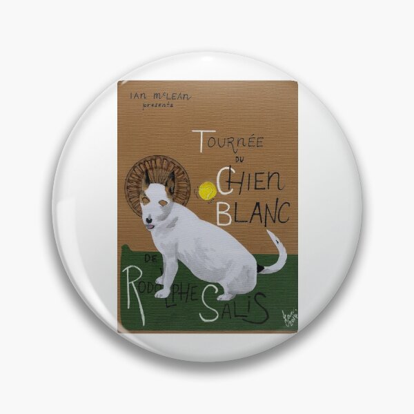 Item preview, Jack poster - Tournée du chien blanc designed and sold by andorianlad.
