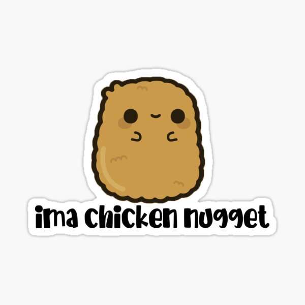 Cute Adorable Cat Kawaii Cartoon and Chicken Nugget Lover Design Kitten  Nuggets