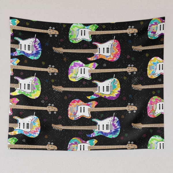 Item preview, Tie Dye Guitars by ArtfulFreddy designed and sold by ArtfulFreddy.