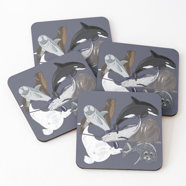 Item preview, Marine Mammal Grouping designed and sold by bellamousse design co.