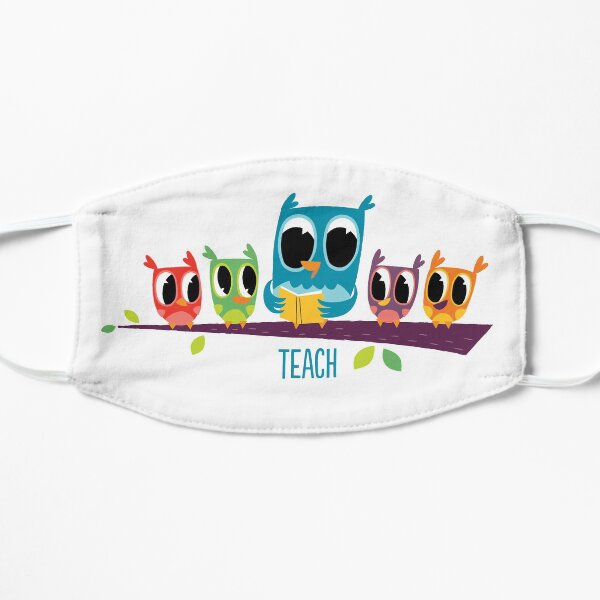 Teaching Owl  Flat Mask