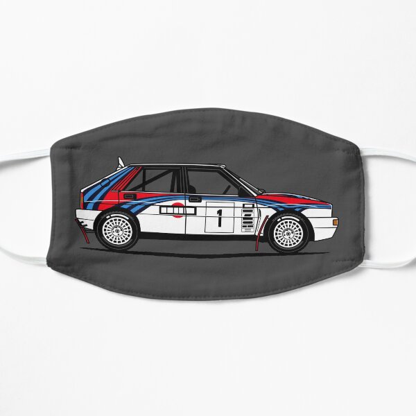 Delta Integrale Rally Car Masque sans plis