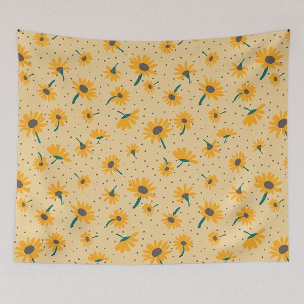 Item preview, Yellow Stem Daisy Floral designed and sold by StudioPosies.