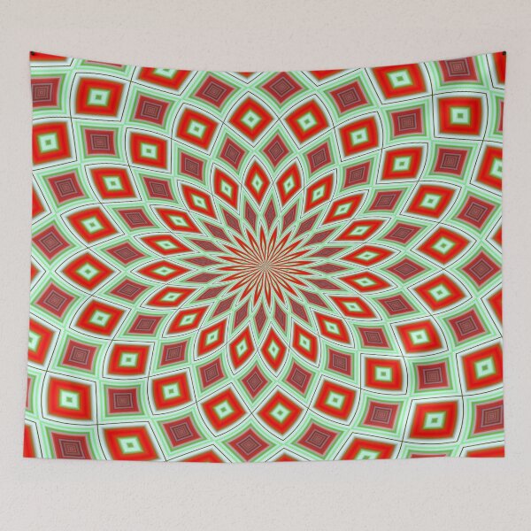 Item preview, Red And Green Hallucinogenic Kaleidoscope designed and sold by taiche.