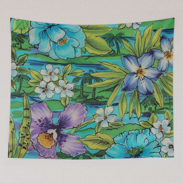 Item preview, Tropical Flowers with Scenic Background designed and sold by Leslie Rogers Todder.