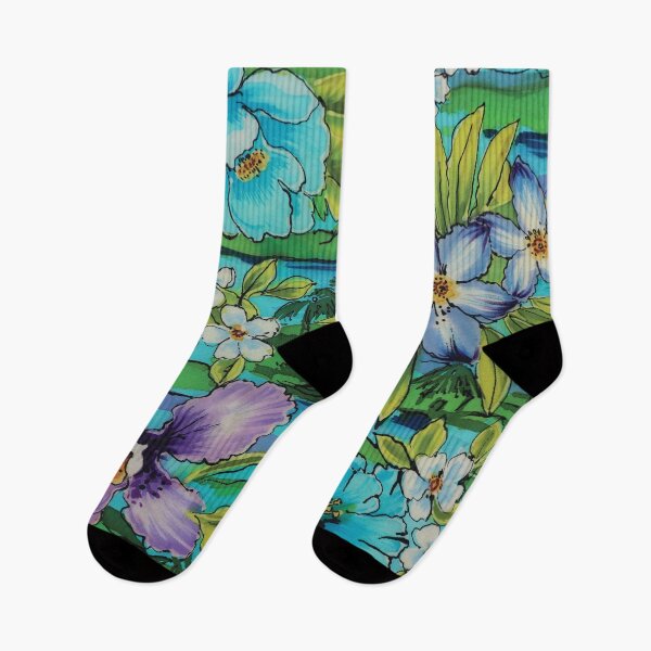 Item preview, Tropical Flowers with Scenic Background designed and sold by Leslie Rogers Todder.