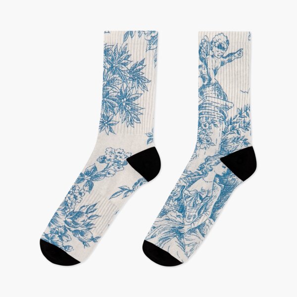 Item preview, Toile de Juoy blue designed and sold by aidanlapoche.