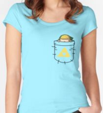 Pocket Link (with triforce) Women's Fitted Scoop T-Shirt