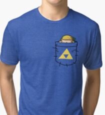 Pocket Link (with triforce) Tri-blend T-Shirt