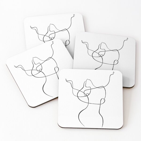 Item preview, Woman arms raised line designed and sold by smwolfgang.