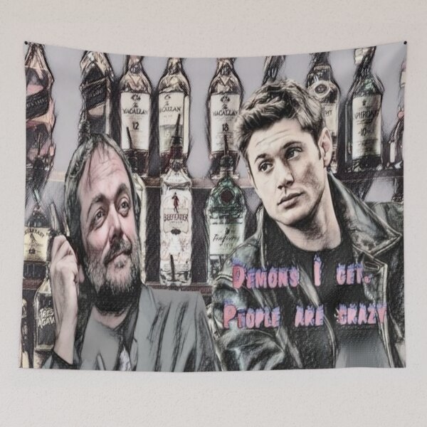 Item preview, Supernatural People Are Crazy designed and sold by WillowsWardrobe.