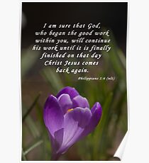 Philippians 1:6 Poster