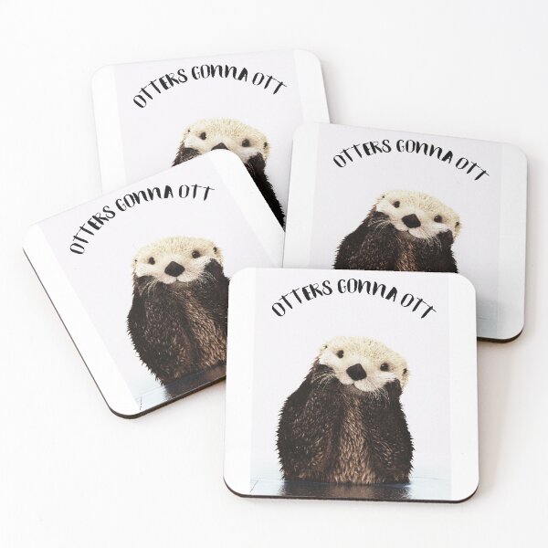Item preview, Otters Gonna Ott designed and sold by Laura Lise Wong.