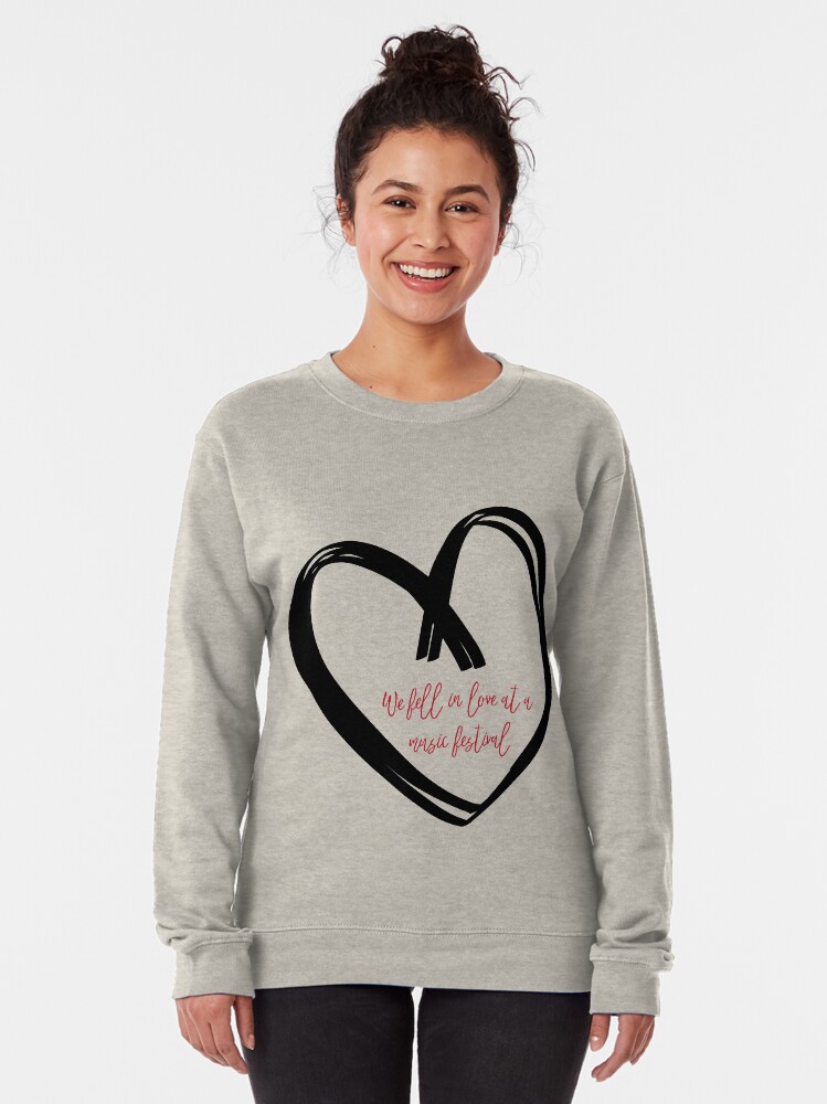 Alternate view of I Fell In Love At A Music Festival Graphic Pullover Sweatshirt