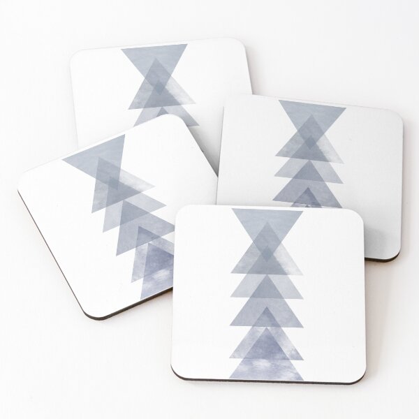 Artikelvorschau, Abstraktes minimalistisches Indigo Ombre Aquarell geometrisches Design entworfen und verkauft von AceOneDesign.