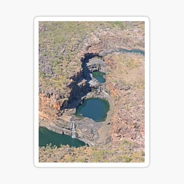 Item preview, Aerial over Mitchell Falls, Kimberley, Western Australia designed and sold by Margaret  Hyde.