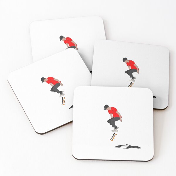 Item preview, Skateboarder doing a kick flip designed and sold by Tymickey.