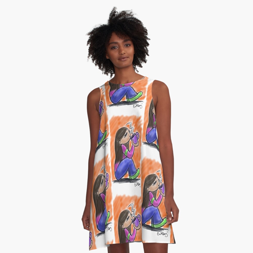 Item preview, A-Line Dress designed and sold by celinabarajas.