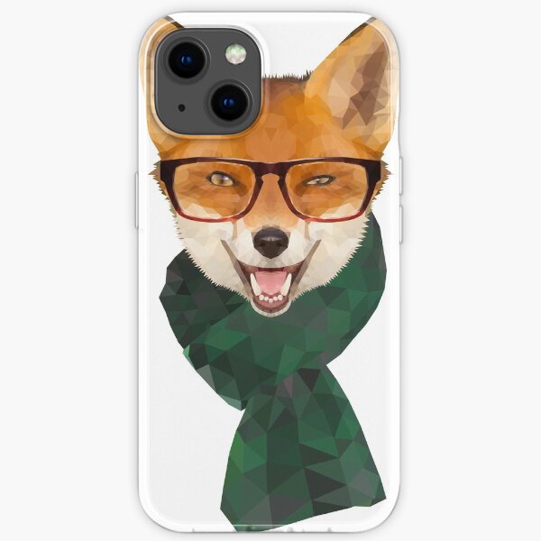 Hipster Fox iPhone Soft Case