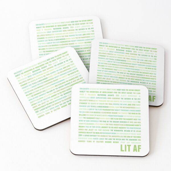 Item preview, Literature AF Green 2 (black) designed and sold by animinimal.