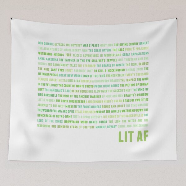 Item preview, Literature AF Green 2 (black) designed and sold by animinimal.
