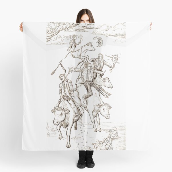 The Four Mad Cowboys of the Apocalypse Scarf