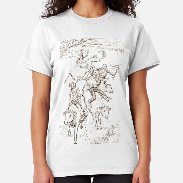 The Four Mad Cowboys of the Apocalypse Classic T-Shirt