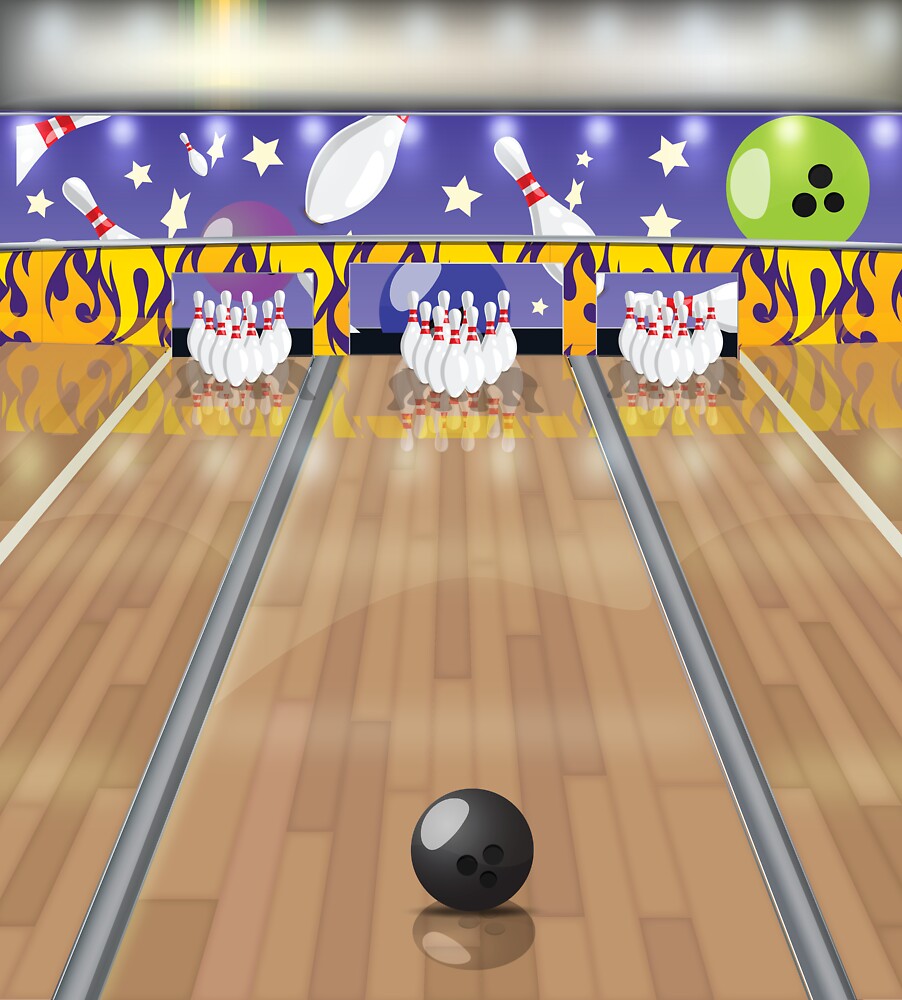 "Ten-pin bowling" by Nicholas Greenaway | Redbubble