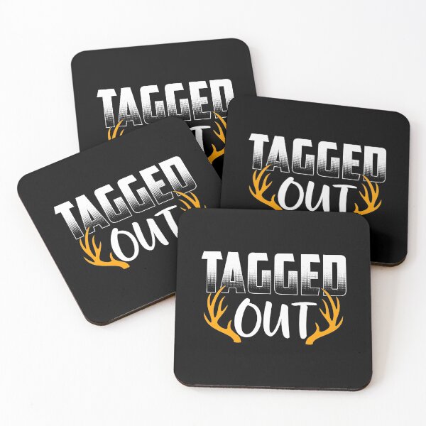 Item preview, Funny Deer Hunting Tagged Out designed and sold by Tee Kaboom!.