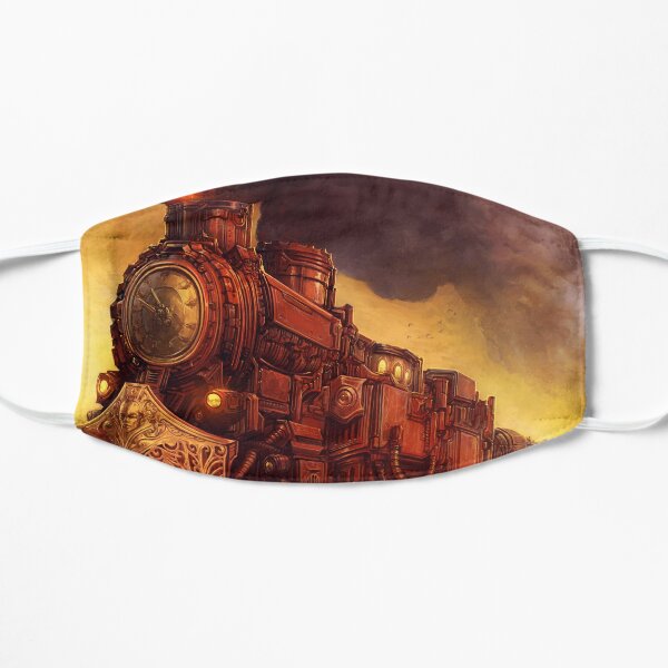 Steampunk Locomotive Flat Mask