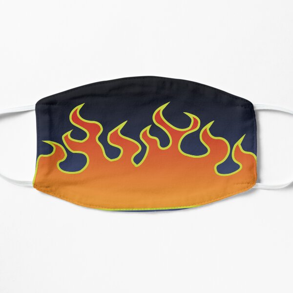 Classic Flames Flat Mask