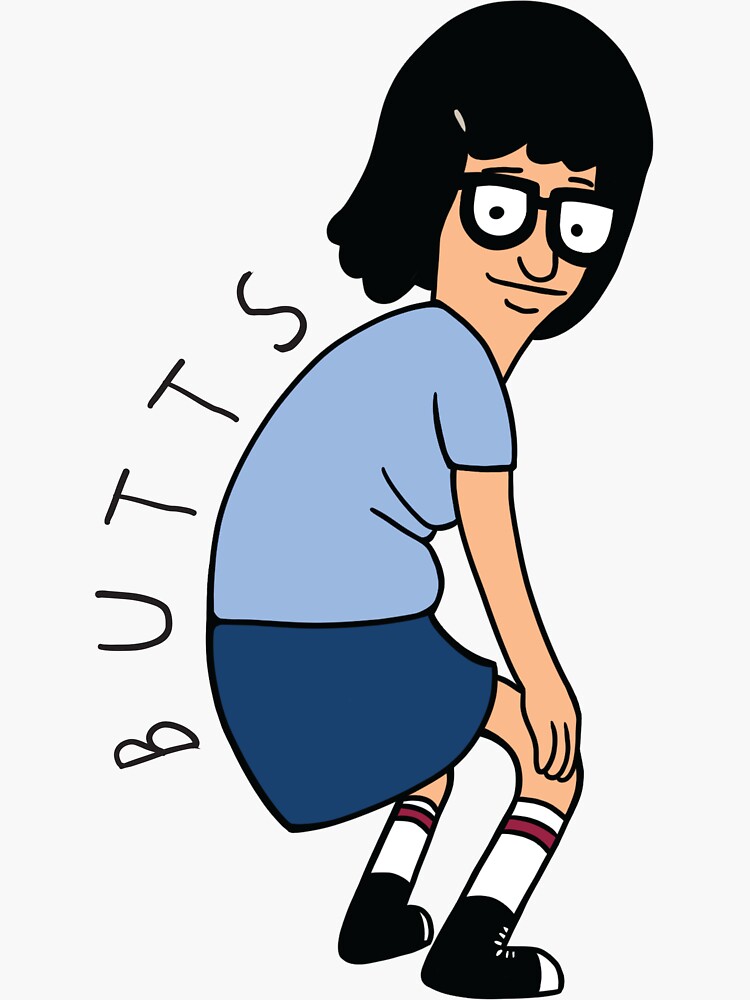 Tina Belcher Bobs Burgers - Large Greeting Card - 8.5 x 5.5