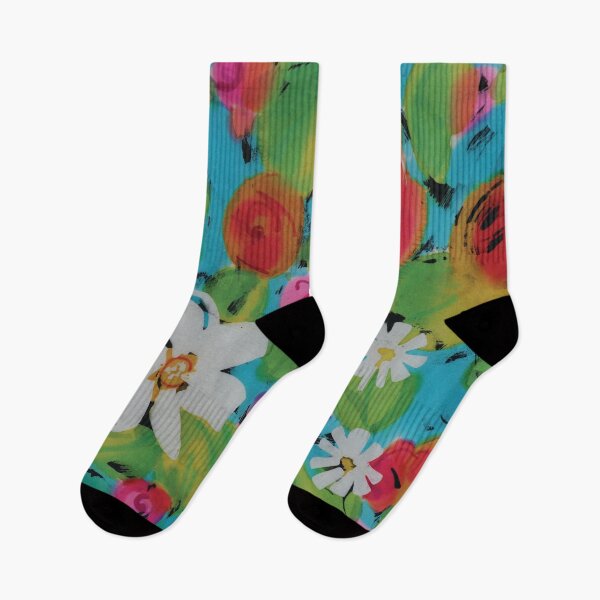 Item preview, Abstract Flower in Coral ,Pink and Green designed and sold by Leslie Rogers Todder.