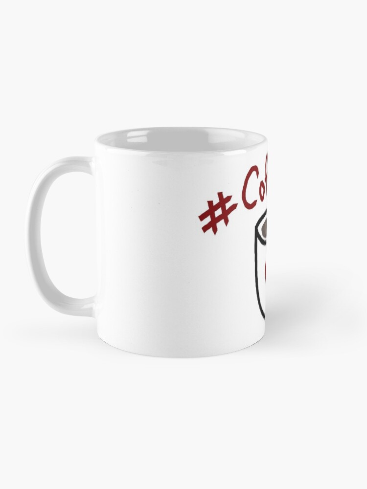 Thumbnail 3 of 6, Coffee Mug, #Coffeelife designed and sold by celinabarajas.
