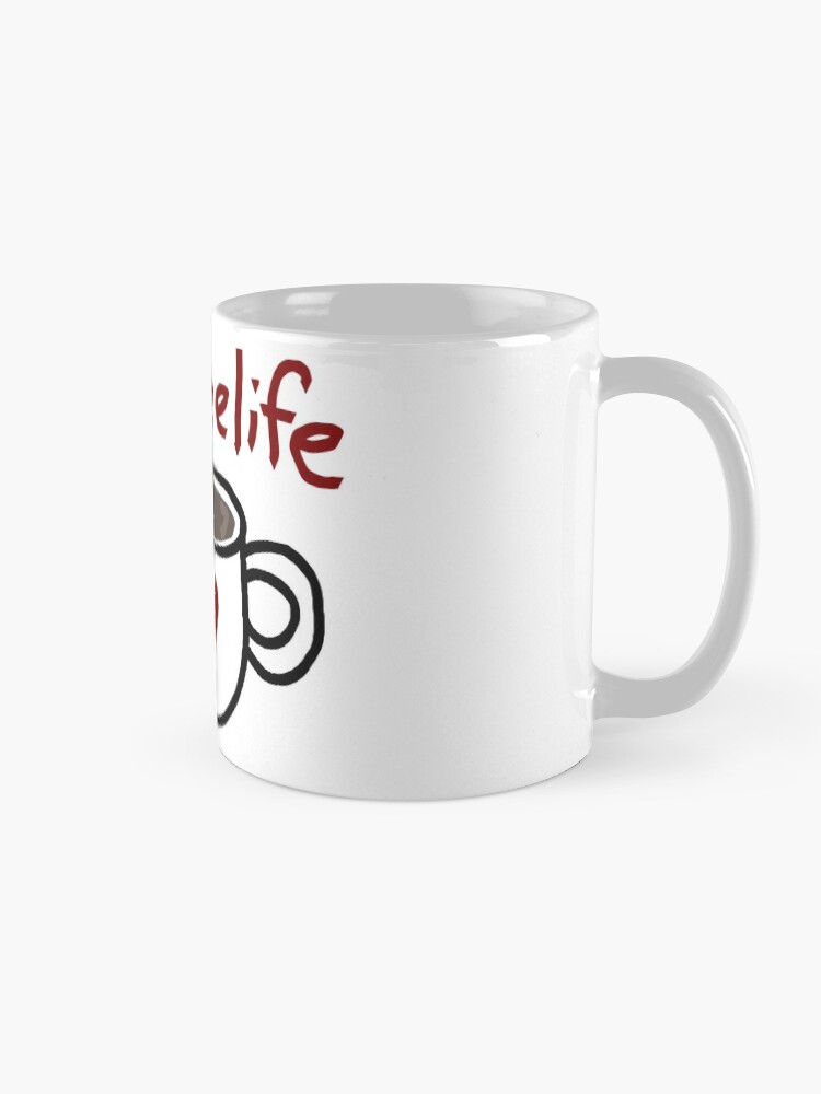 Thumbnail 5 of 6, Coffee Mug, #Coffeelife designed and sold by celinabarajas.
