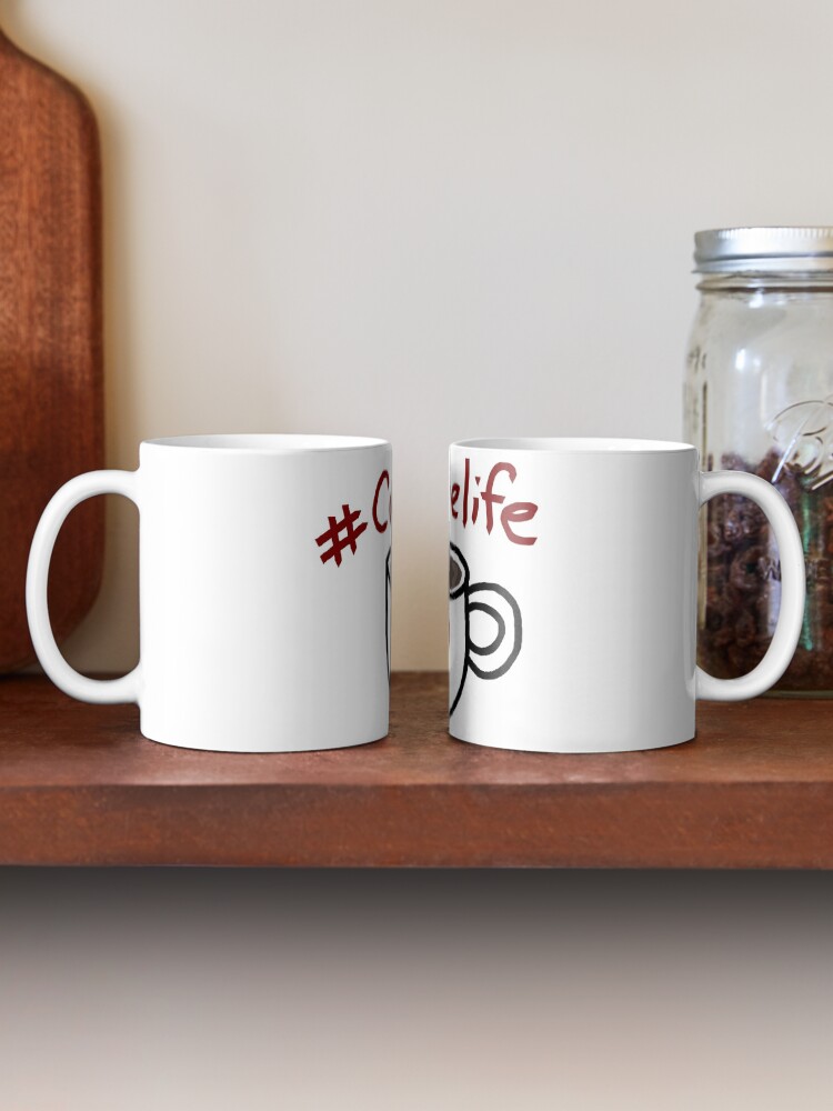 Thumbnail 2 of 6, Coffee Mug, #Coffeelife designed and sold by celinabarajas.