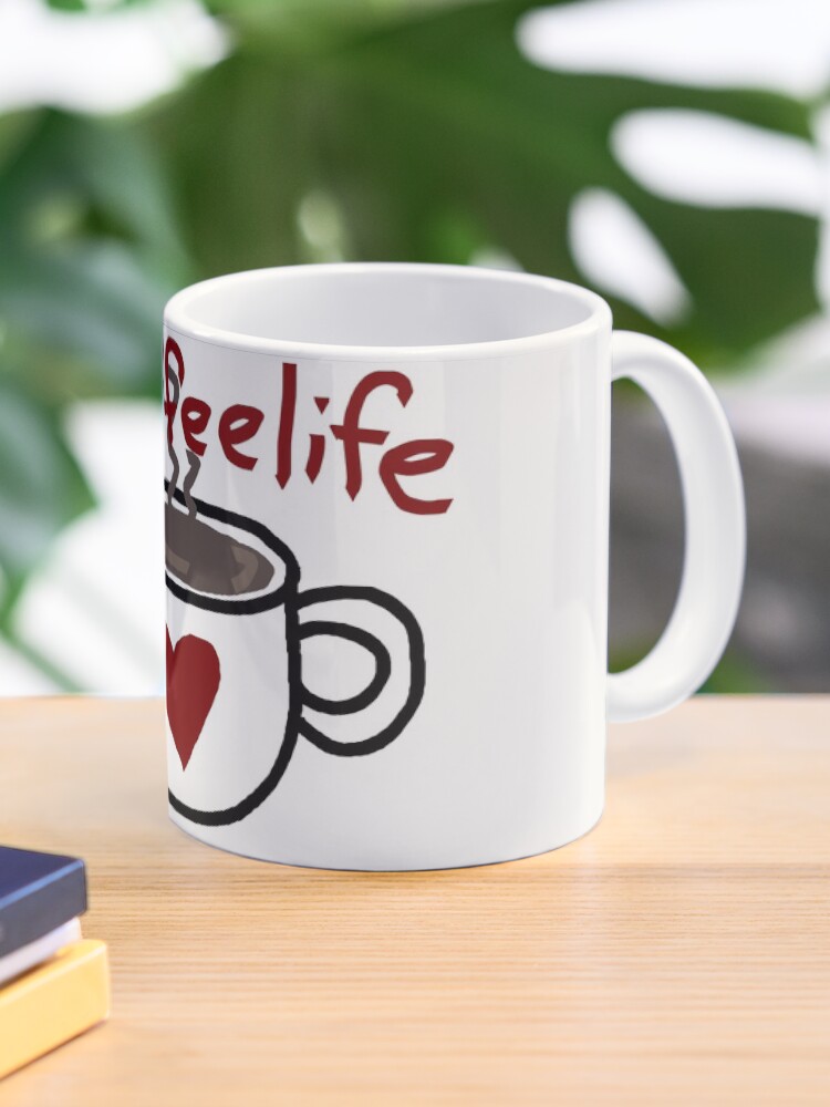 Thumbnail 1 of 6, Coffee Mug, #Coffeelife designed and sold by celinabarajas.